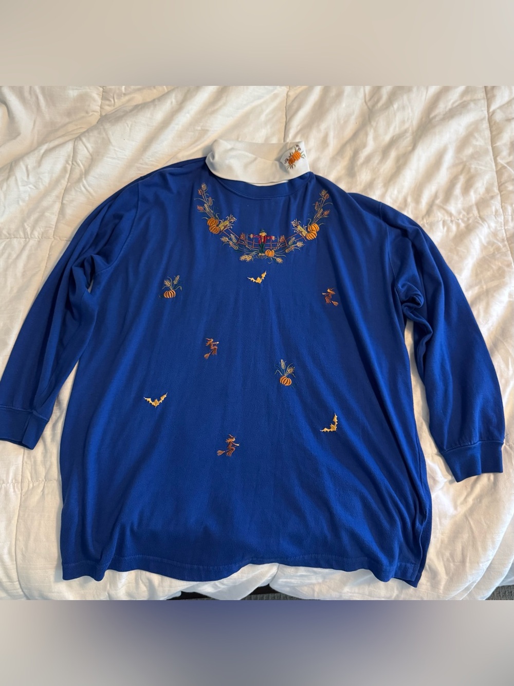 Vintage Fall Halloween turtleneck shirt